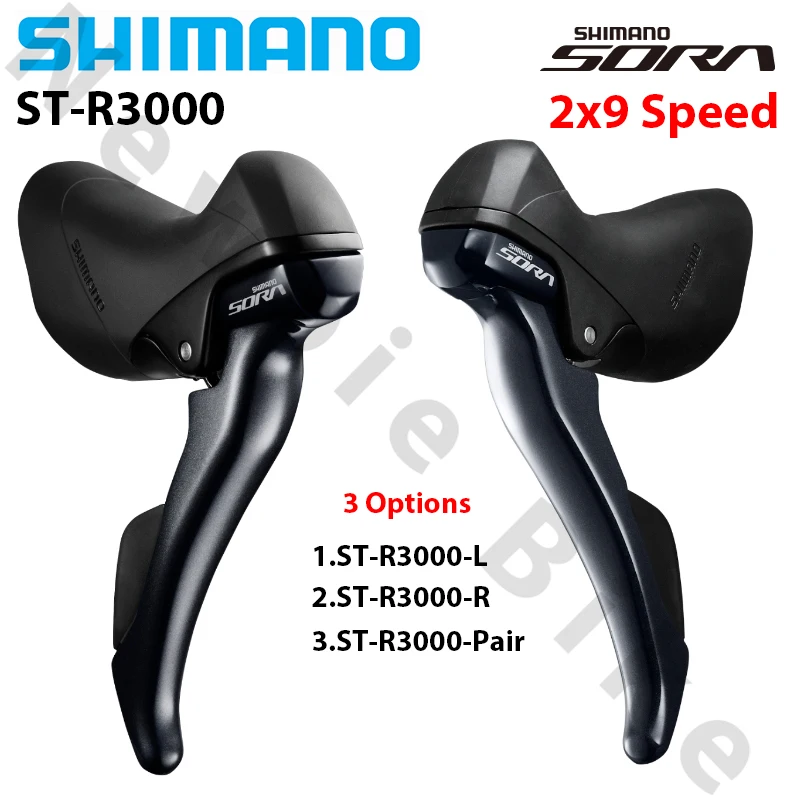 

SHIMANO SORA ST-R3000 DUAL CONTROL LEVER NEW SUPER SLR Brake 2x9 Speed ST R3000 Shifters Levers Left Side Right Side or Pair