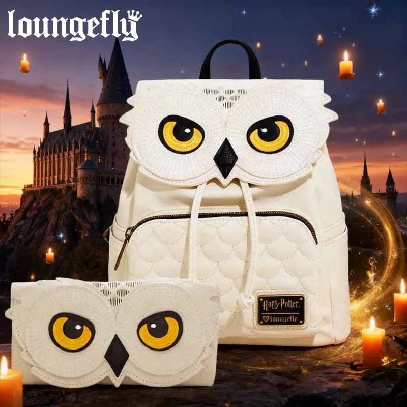 

Loungefly Гарри Поттер Сумка на плечо с двойным ремнем Мини-рюкзак-кошелек