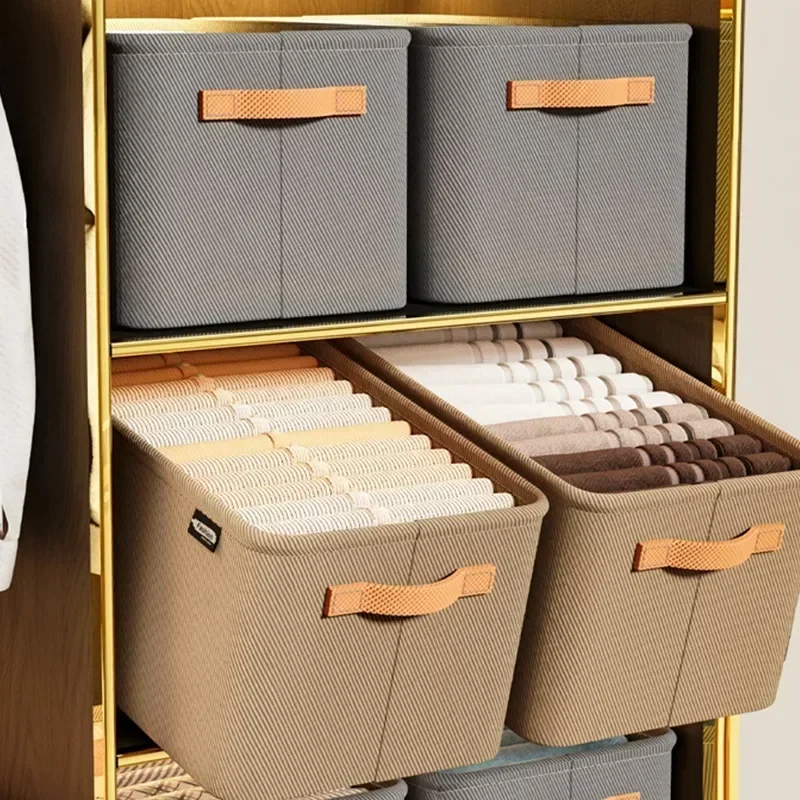 Verdicken Kleidung Organizer Hosen Pullover Lagerung Schränke Schubladen Organizer Jeans Lagerung Box Kleiderschrank Kleidung Lagerung Organisatoren – Detail 12
