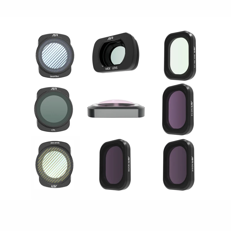 For DJI Osmo Pocket 3 Filters Kit Black Mist/Night/Macro Close-Up Osmo Pocket 3 Accessories Lens Filters Gimbal Protector Set