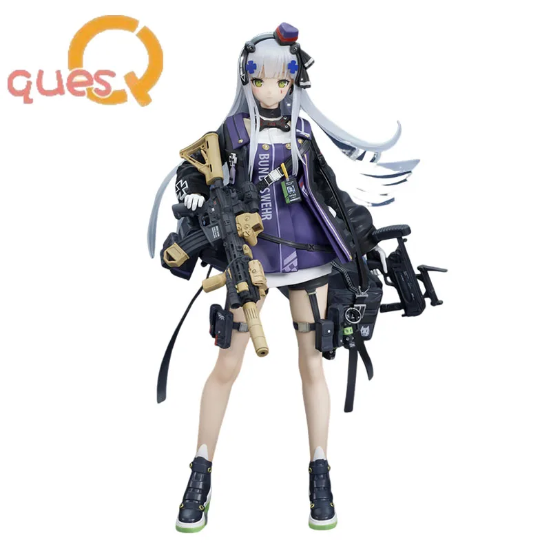 Original Genuine quesQ Girls Frontline HK416 MOD3 PVC 25CM Anime Figure Collectible Boxed Statuette Model Doll Toys For Gifts