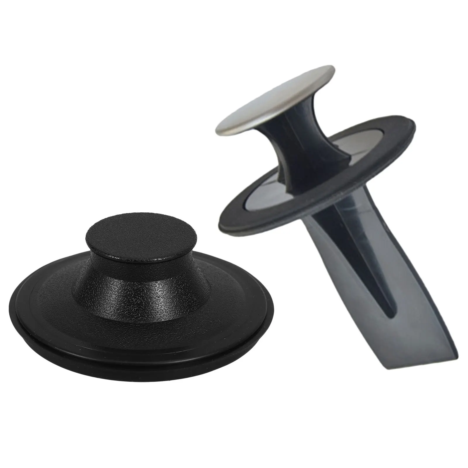 1 Set Water Pool Accessories Black Rubber Kitchen Sink Stopper Replacement Universal Drain Plug For Garbage Disposal Round Grip