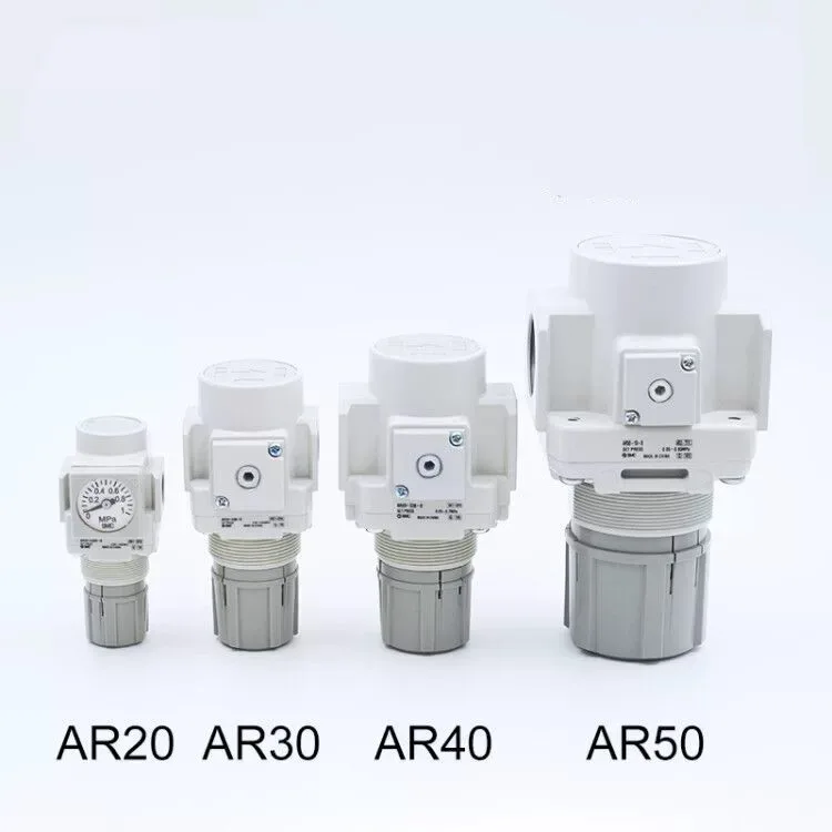 

AFR Brand AR Series Air Pressure Regulator Adjustable Pneumatic Reducing Valve With Gauge For Compressor AR10-M5-A AR40-04-B