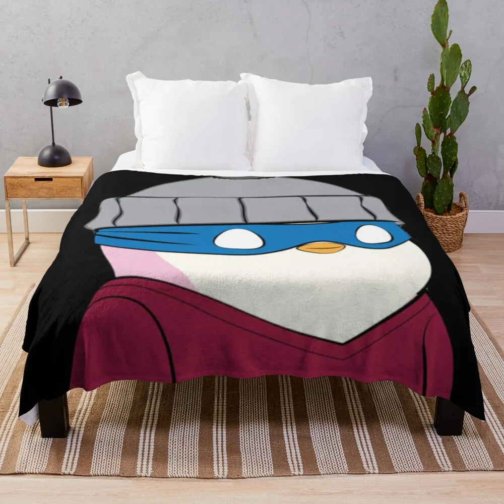 

Pudgy Penguins Throw Blanket cosplay anime Vintage Decorative Throw Designers Blankets