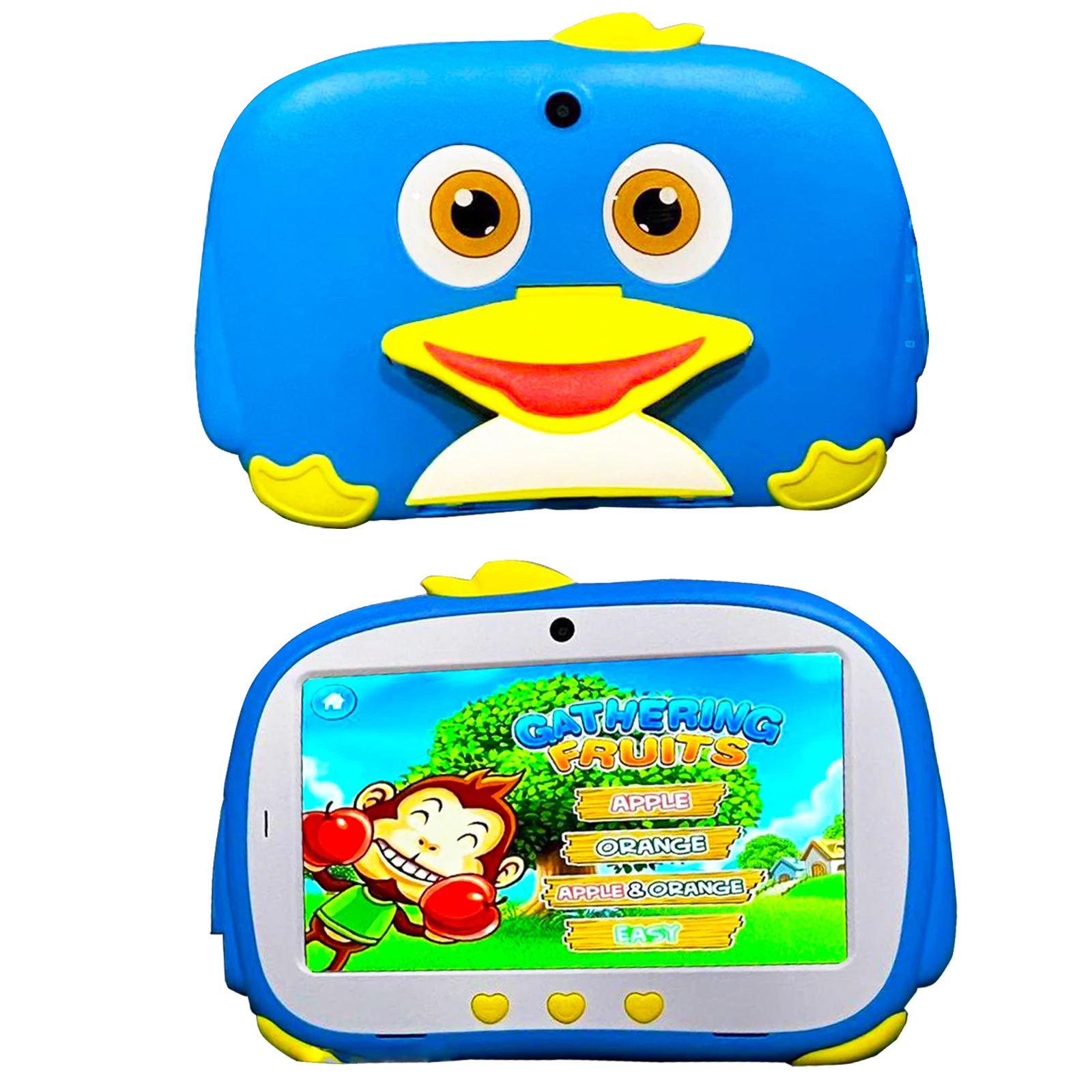 7 Inch Android 13 Kid Tablet 4Gb 256Gb Quad Core Wifi Google Play Kinderen Leren Tablet Pc Voor Kinderen In Hebreeuws Kids-Proof Case