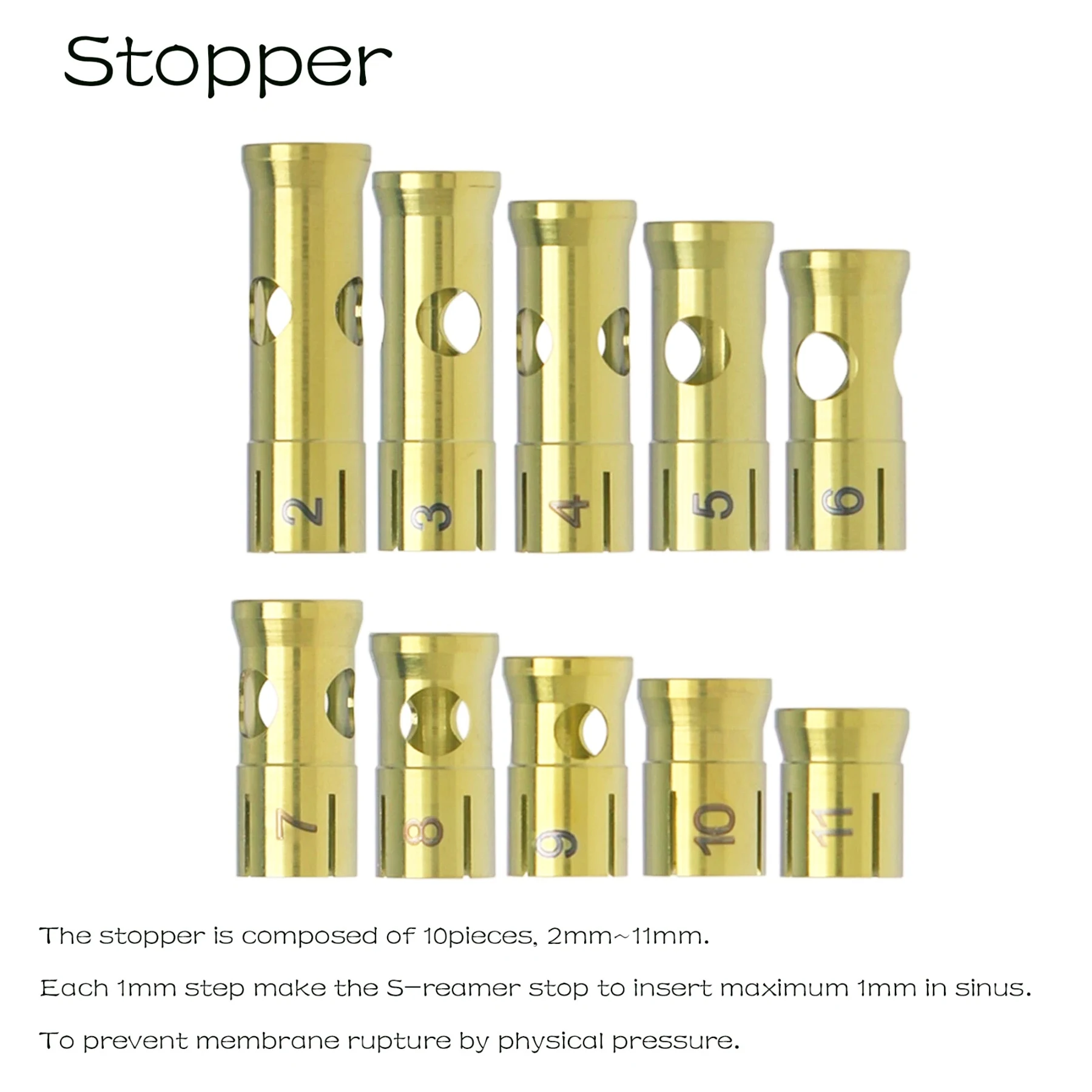 Sinus Crestal Approach Neobiotech SCA Dental Implant kit Surgical S-Reamer Drill Stoppers