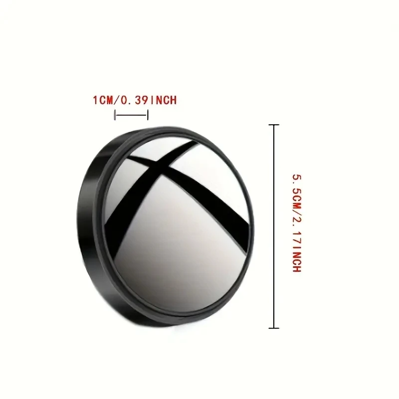 A Pair of 360-Degree Adjustable Wide-Angle Blind Spot Mirrors, Reversing Mirrors, and Rearview Mirrors - view 6
