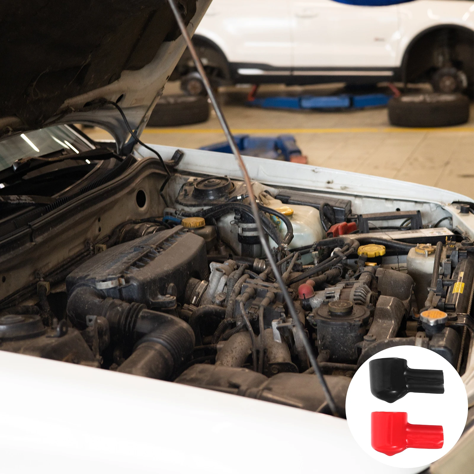 

20Pcs Terminal Protector PVC Insulated Caps Reliable High Temperature Resistant Car Terminal Covers Auto