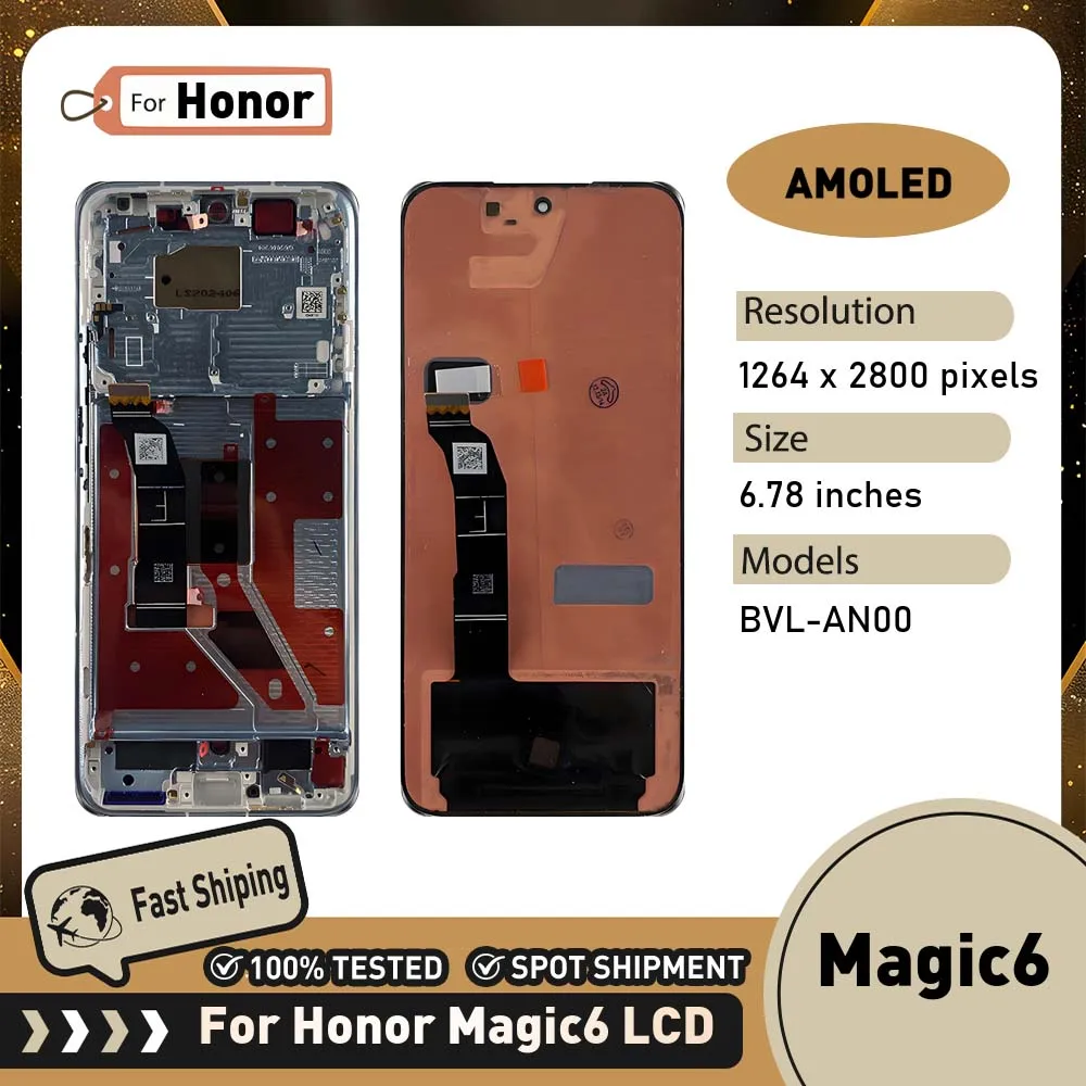678''-amoled-for-honor-magic6-lcd-display-touch-screen-digitizer-assembly-for-honor-bvl-an00-lcd-replacement-repair-parts