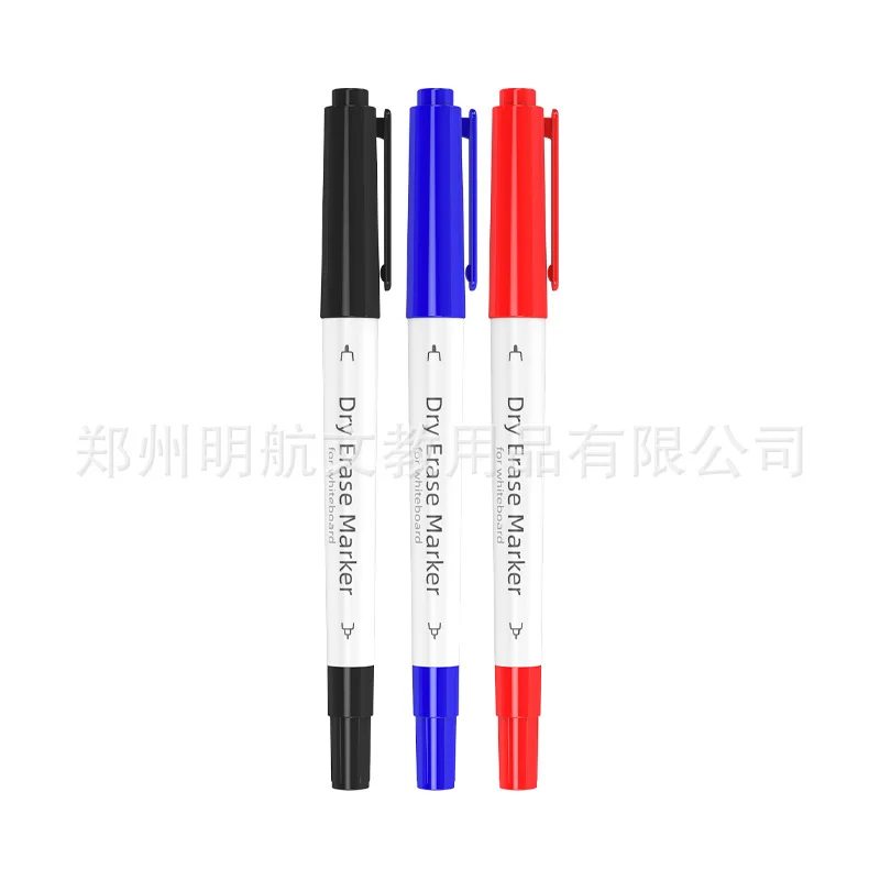 3 Pcs Whiteboard Pen Chalkboard Writing Markers Dual Tip Erase Dry Pens Erasable Car Window