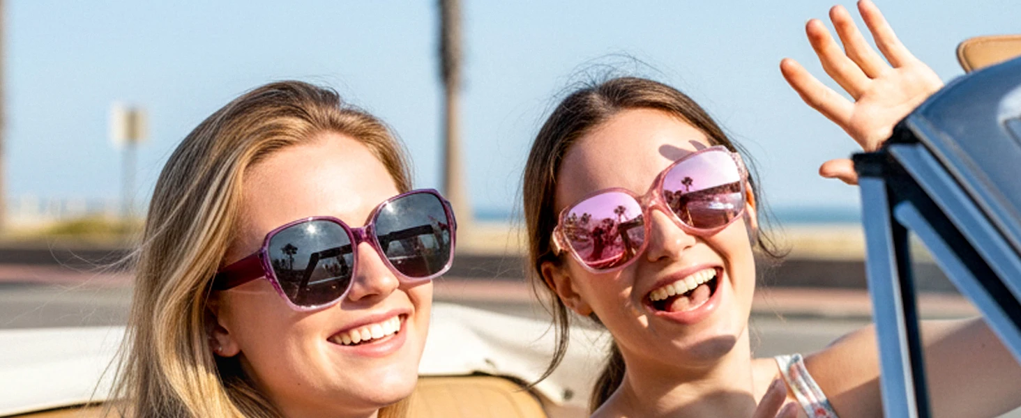 Polarisierte Sonnenbrille zum Überziehen der Brille, Damen, UV400-Schutz, Outdoor-Mode, Sport-Sonnenbrille, 1 Packung – Detail 1