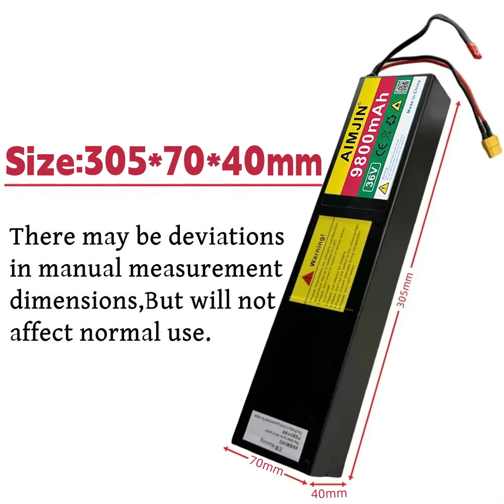 for Kugoo high-power batteries 10S3P 36V, 9800mah, 350W, 500W battery pack, suitable