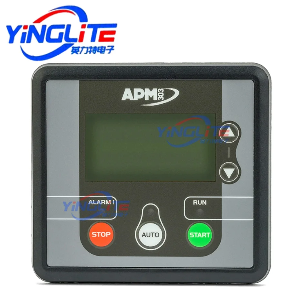 Genuine APM303 Digital Control Panel (APM303 Series), suitable for generator sets rated at 300 kVA or less.