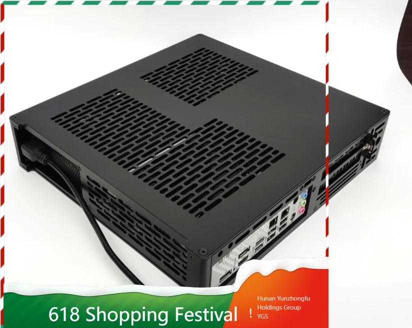 Compact S59 S60 6L Flat ITX Shell For Portable Small Desktop With Triple Fan VGA