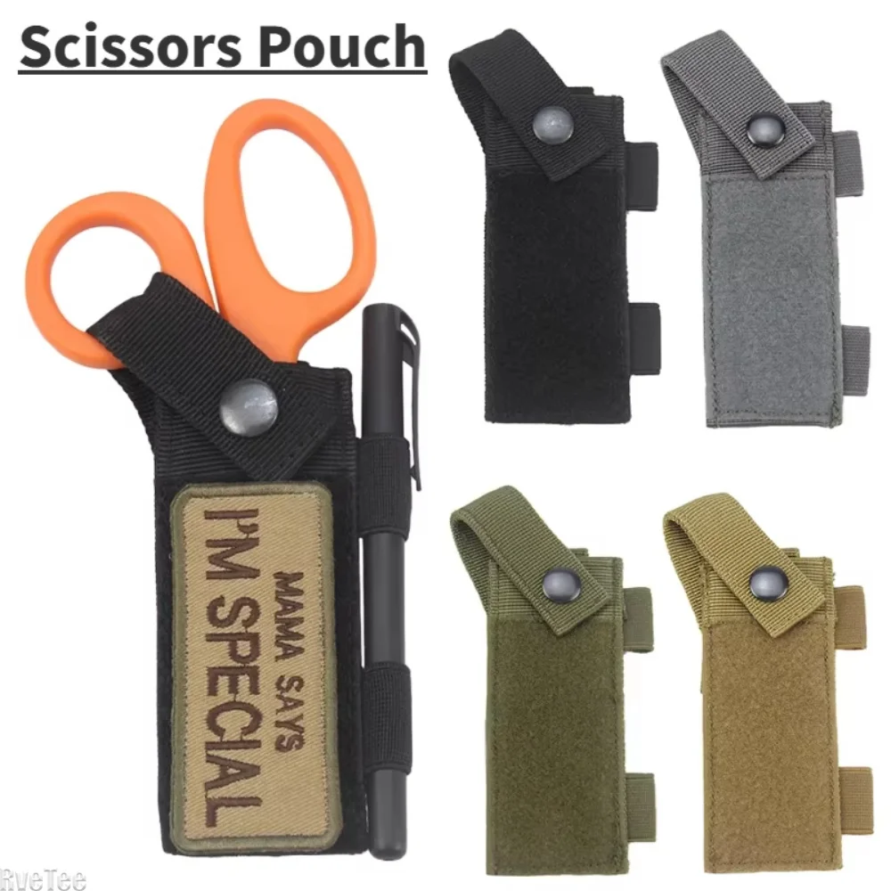 MOLLE Scissors Waist Bag - EDC Multitool & Flashlight Holder for Hiking Hunting | Waterproof Tactical Pouch​