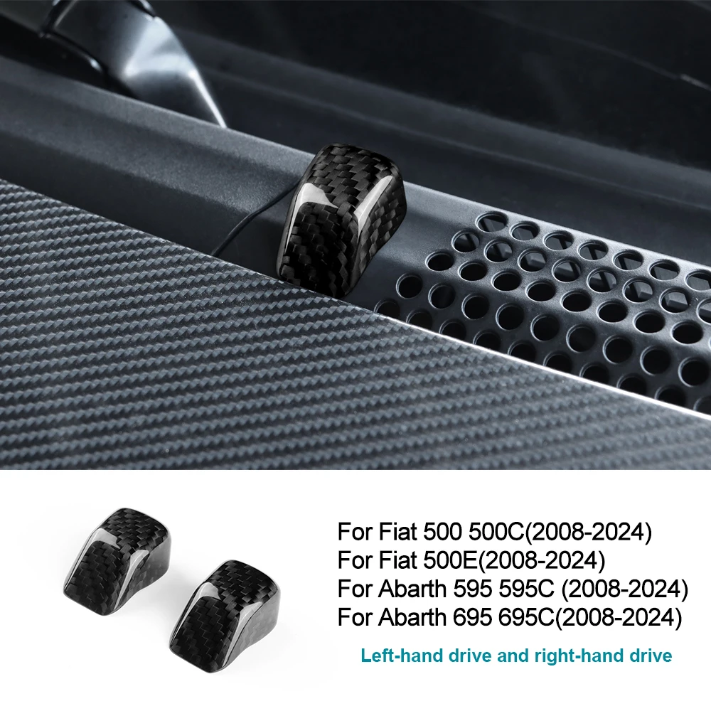 

Наклейка из твердого сухого углеродного волокна для щетки стеклоочистителя лобового стекла Abarth 595 695 595C 695C Fiat 500 500C