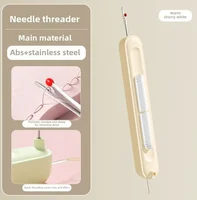 2 In 1 Needle Threader and Seam Ripper Tool Multifunctional Sewing Thread Remover Cross Stitch Crafting Accessories Easy Use 3