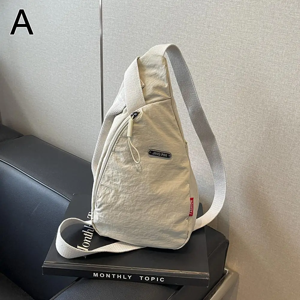 The New Classic, Simple, Unisex, Lightweight, Fashionable, One-shoulder Crossbody Chest Bag, Bag, Versatile Bag T9N0