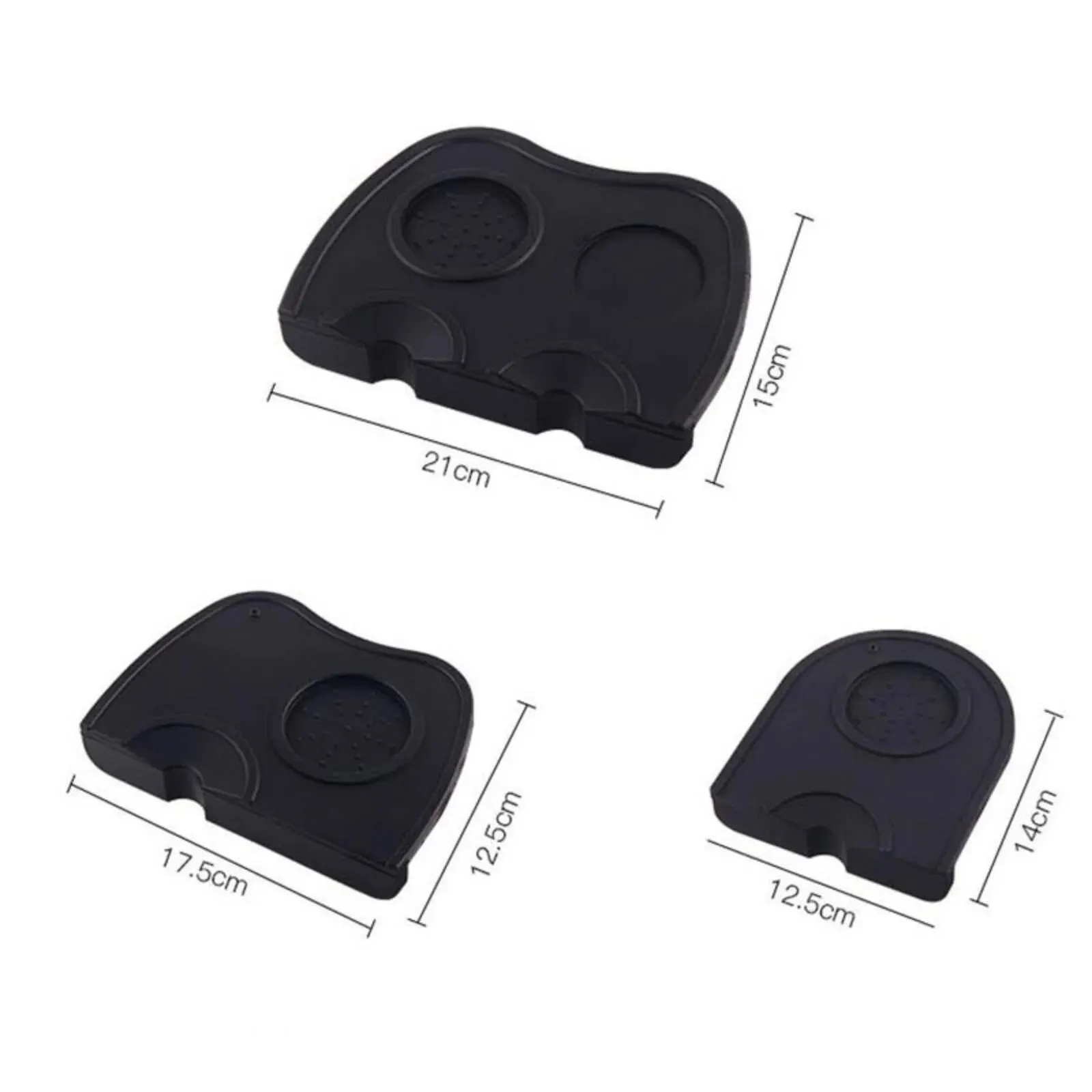 سدادة قهوة اسبريسو حصيرة محطة الصحافة العبث حامل الزاوية حصيرة وسادة سيليكون أدوات القهوة WDT أدوات تدك باريستا #3