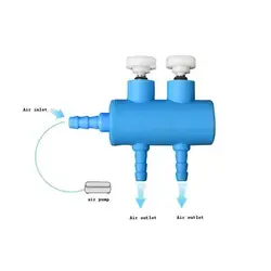 Aquarium Fish Tank Oxygen Pump Accessories Shunt