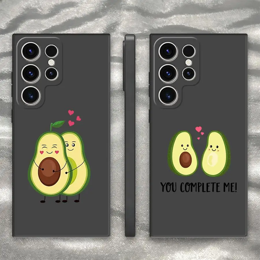 Phone Cover Case for Samsung Galaxy S26 Ultra S25 Plus Note 20 10 S22 S24 S20 FE S23 S21 Couple Avocado