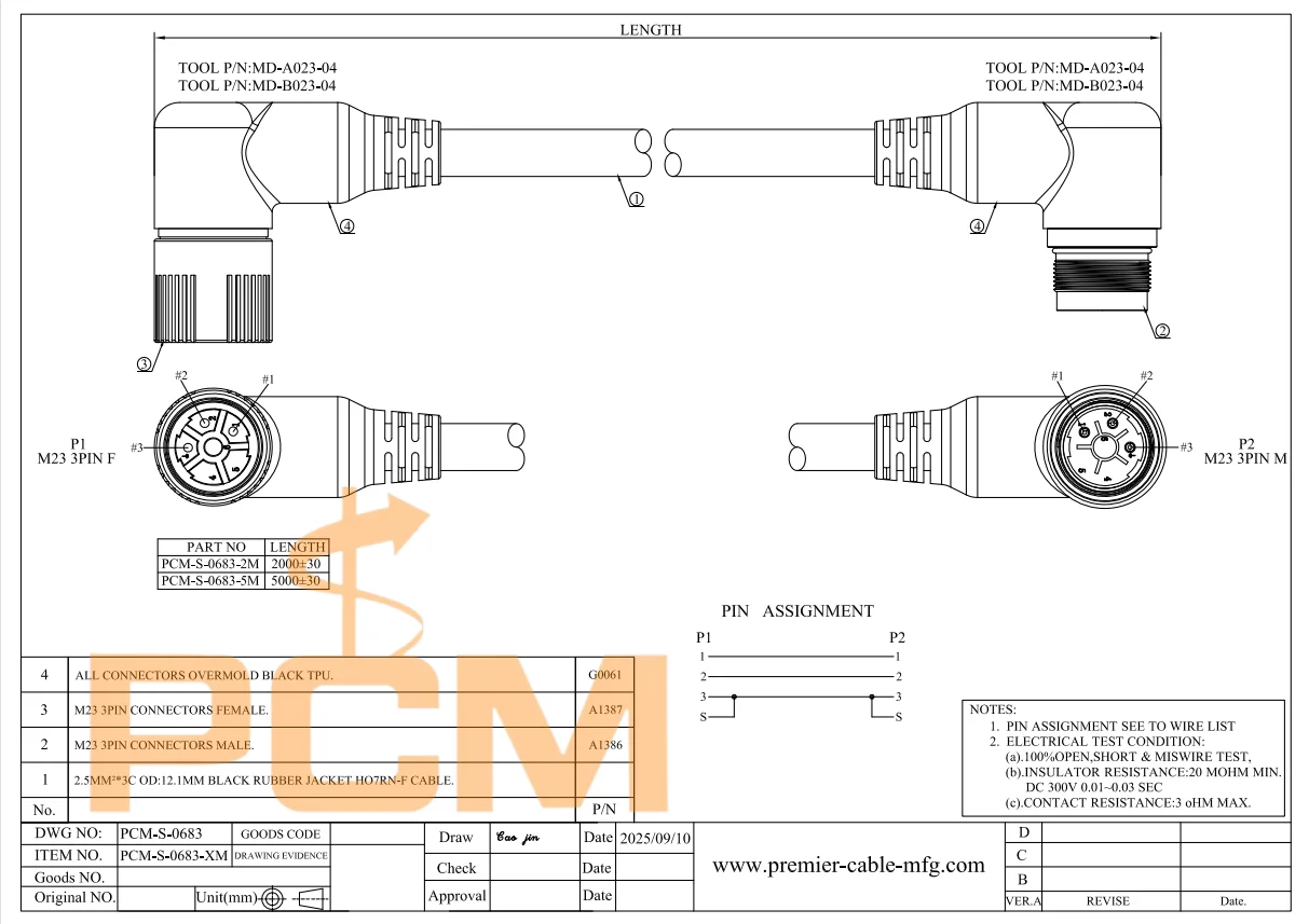 M23 Rechteckiger Rundsteckverbinder Stromkabel Stecker-Buchse für Servomotor CNC-Maschine Sensor Aktuator Industrieautomation – Detail 3