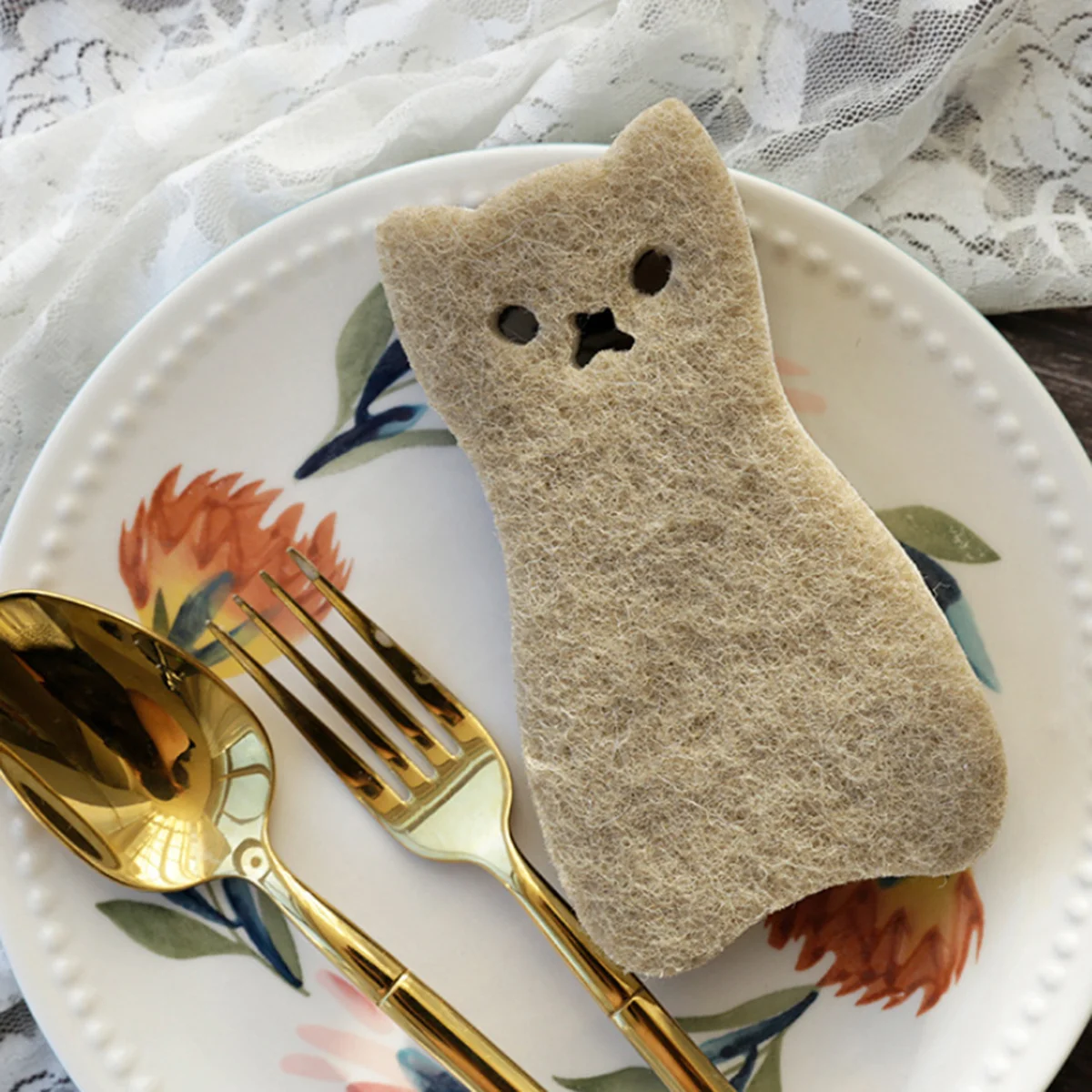 

8Pcs Cat Shape Cleaning Sponge Premium Durable Kitchen Dish Bowl Cup Home Cartoon Design Cleaning Sponge Kitchen