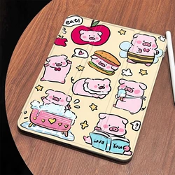 Pencil Slot Funda Case for IPad Air 6 Case IPad 10th Generation Case 2022 Air 4/5 10.9 Pro11 2020 IPad 10.2 7th 9th 8th Cute Pig