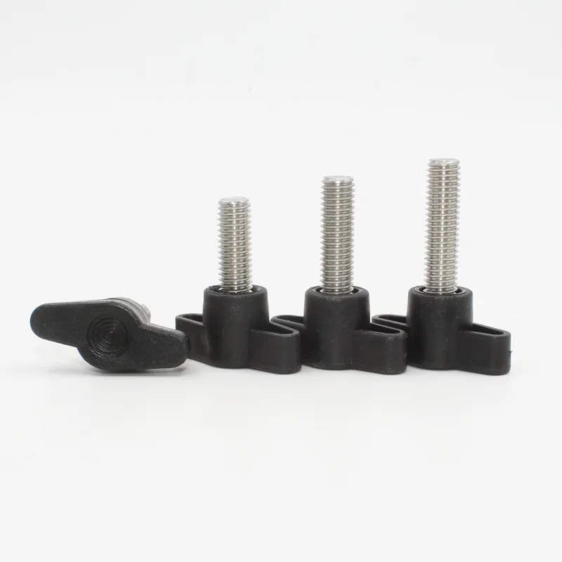 Rändelschrauben aus Edelstahl 304, M4, M5, M6, M8, Z-förmiger Griff, Bolzen, Handknopf, mechanisch verstellbare Rändelschmetterlingsflügelschrauben – Detail 4