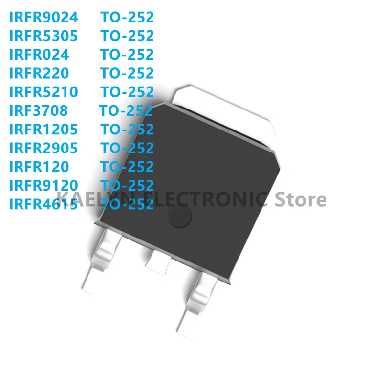 10PCS/LOT  IRFR9024 IRFR5305 IRFR024 IRFR220 IRFR5210 IRF3708 IRFR1205 IRFR2905 IRFR120 IRFR9120 IRFR4615 TO-252