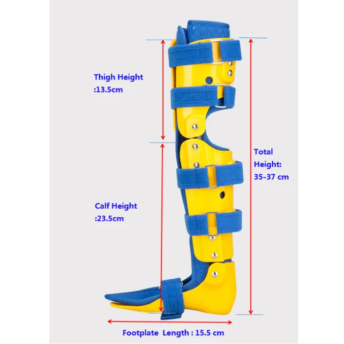 surgical  kafo adjustable children kids knee ankle foot physical therapy support abduction protector immobilizer for fracture