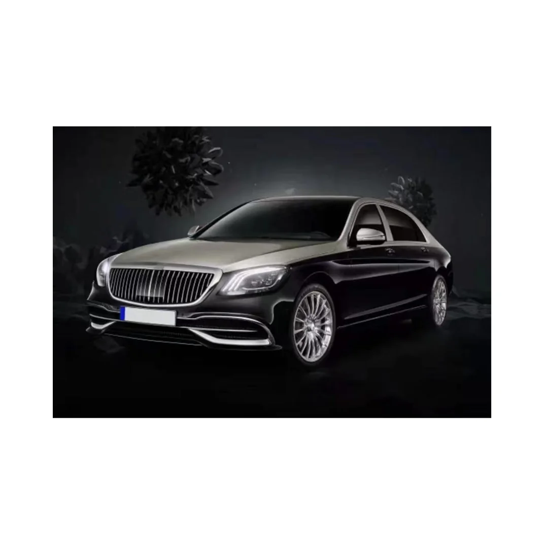 

For Benz S Class W221 2006-2012 Upgrade to W222 Body Kit Include Front Rear Bumper Assembly with Grille Headlights Taillamps