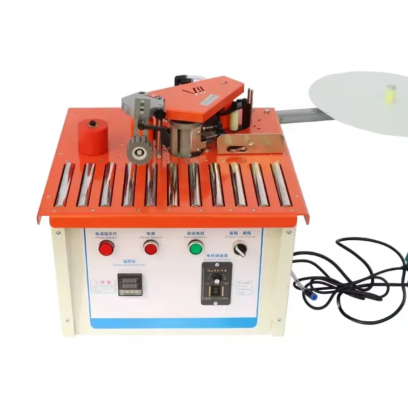 

Slide table mini edge banding machine portable small manual manual sealing furniture repair machine