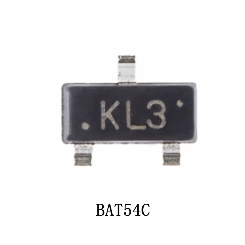 100 قطعة/الوحدة BAT54C BAT54A BAV99 BAW56 KL3 KL2 A7 A1 SOT-23 SMD شوتكي ديود المعدل