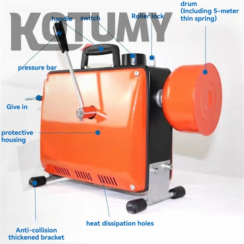 

3000W Electric Sewer Dredging Machine - Professional Automatic Pipe Cleaning Tool for Blocked Sewage