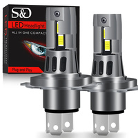 30000LM H4 LED Headlight Bulbs Canbus High Low Beam Car Light Turbo Led Diode Lamp Auto Motorcycle CSP 6500K 12V