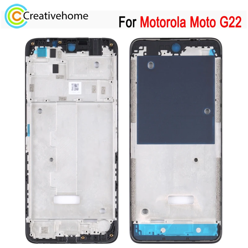 Voor Motorola Moto G22 Voorbehuizing Lcd Frame Bezelplaat Reparatie Onderdeel