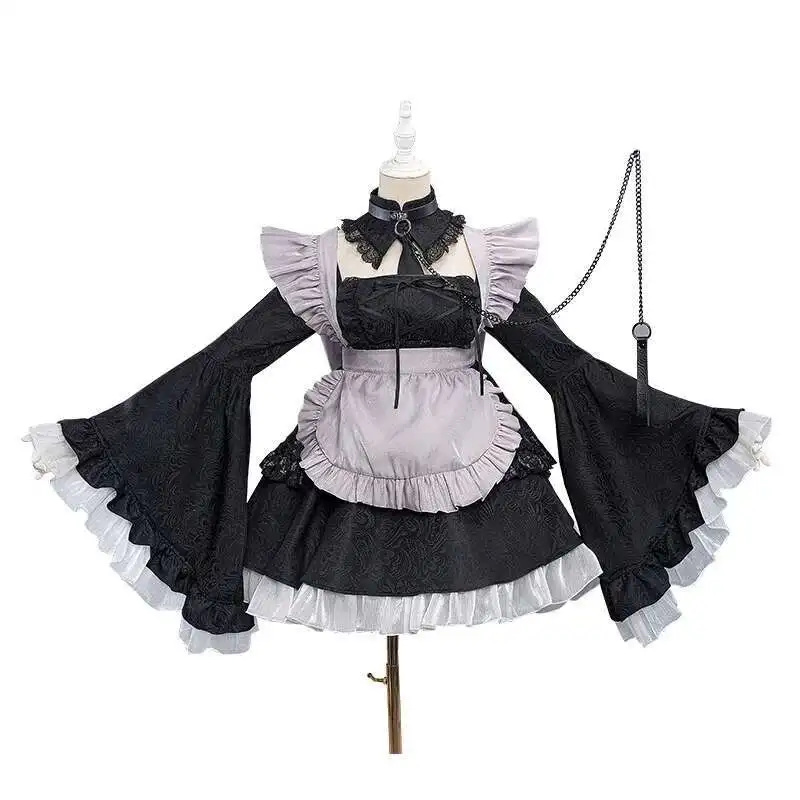 فستاني حبيبي مارين كيتاجاوا أزياء تنكرية كيتاجاوا مارين كورو شيزوكو تنورة خادمة الهالوين كرنفال الزي الرسمي
