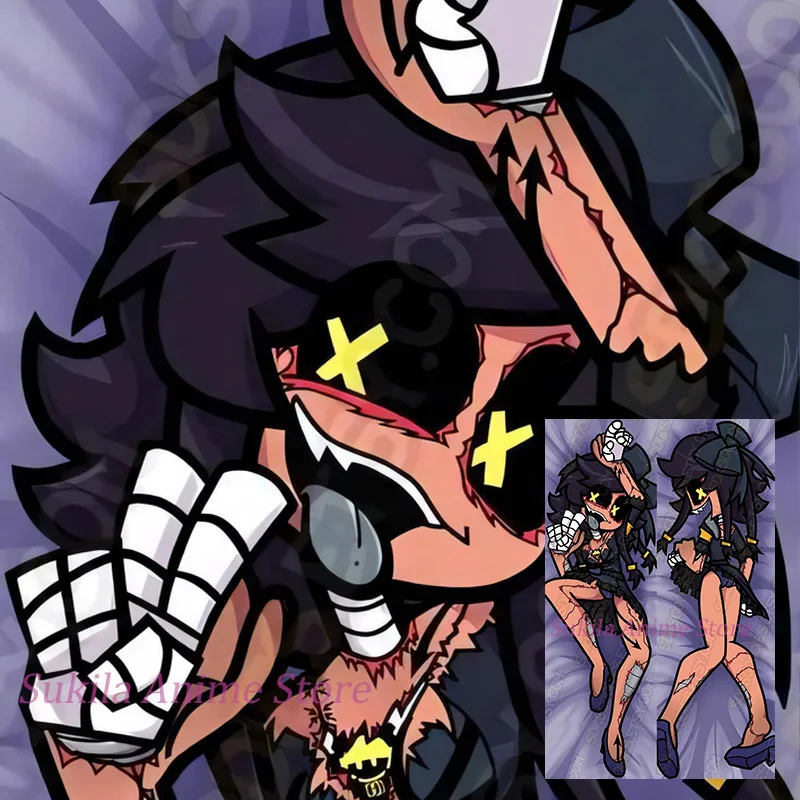 Dakimakura Cynessa MurderDrones أنيمي غطاء وسادة للجسم على الوجهين طباعة بالحجم الطبيعي المخدة