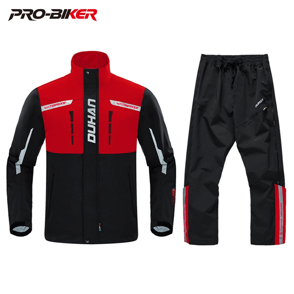 

DUHAN Riding Raincoat Scooter Suit Waterproof Motorcyclist Clothing Motorcycle Sets Motorcyclist Clothing Suit Men And Women