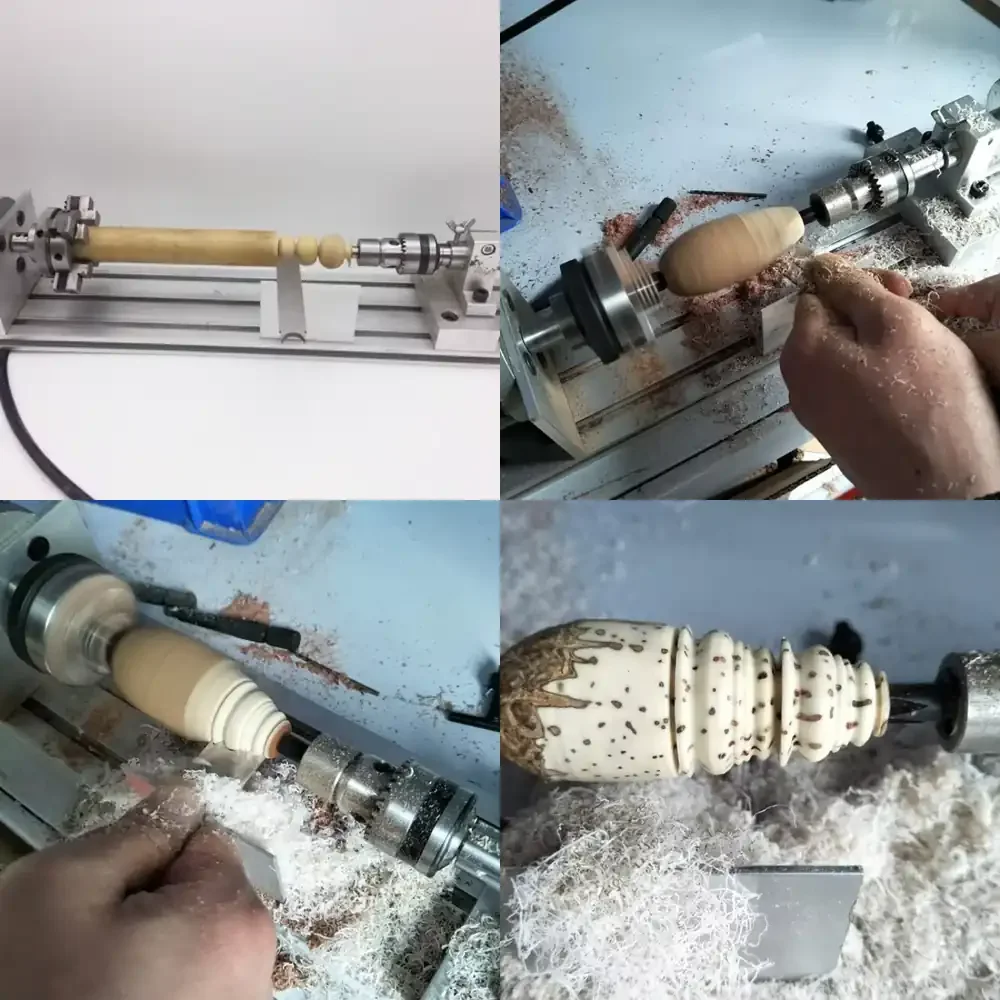Miniature Diy Lathe Hot Sale Mini Lathe Mill Combo Drilling & Milling Precision Variable Speed Bench