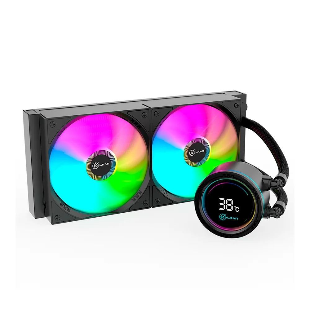 dissipatore-a-liquido-gamer-kalkan-alpha-240mm-argb-con-display-nero