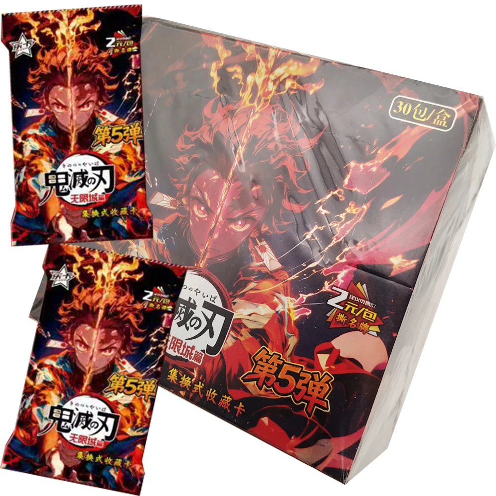 

Classic Japanese Popular Anime Demon Slayer Cards High Quality Exquisite Craftsmanship Creative Cards Decorative Toys Kids Gifts