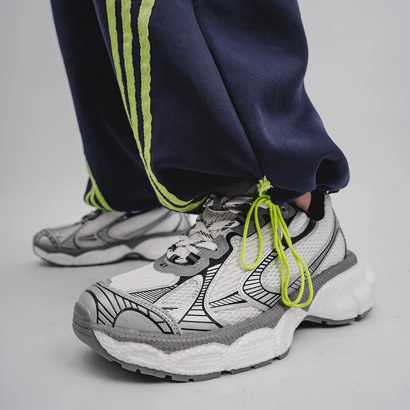 

Высококачественные кроссовки на платформе в стиле «дади», парные, в американском ретро-стиле, комфортные, с мягкой подошвой «попкорн» для мужчин