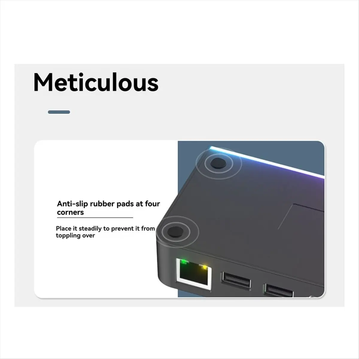 

Y69A For Steam Deck Docking Station RGB Stand HDMI-Compatible Video Adapter USB Type-C Charger for Steam-Deck Game Console