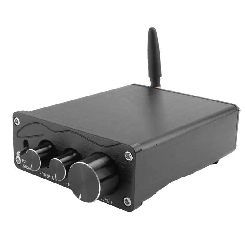 プロモーション! Hifi サウンドアンプ MA12070 80Wx2 Bluetooth 5.0 ステレオオーディオパワーアンプホームシアターカラオケ Amplifiy-ブラック