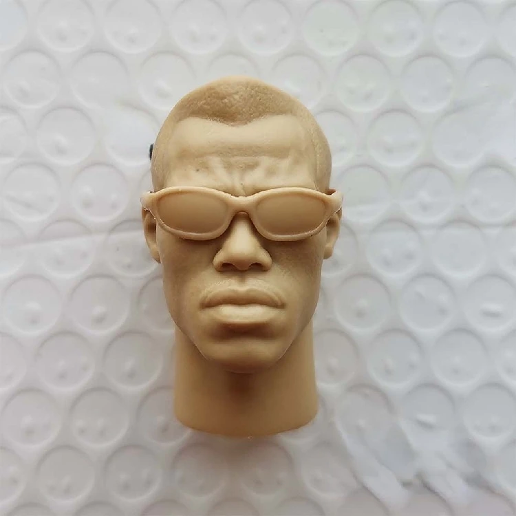 

1/6 Die-cast Resin Model Assembly Kit Wesley Snipes Head Carving Model Toys (55mm) Unpainted Free Shipping