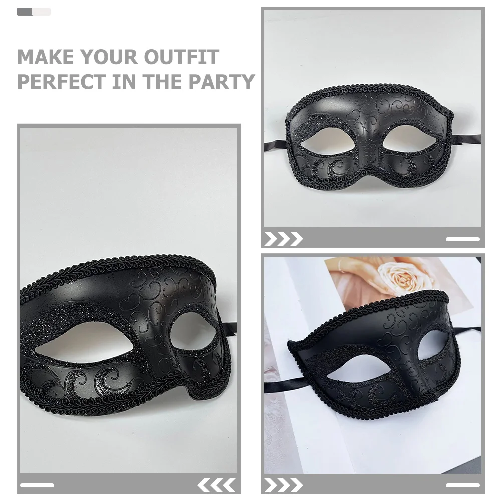 

3pcs Sexy Mask Halloween Cosplay Masks Vintage Party Costume Decor Retro Masquerade Carnival Props Mysterious Eye