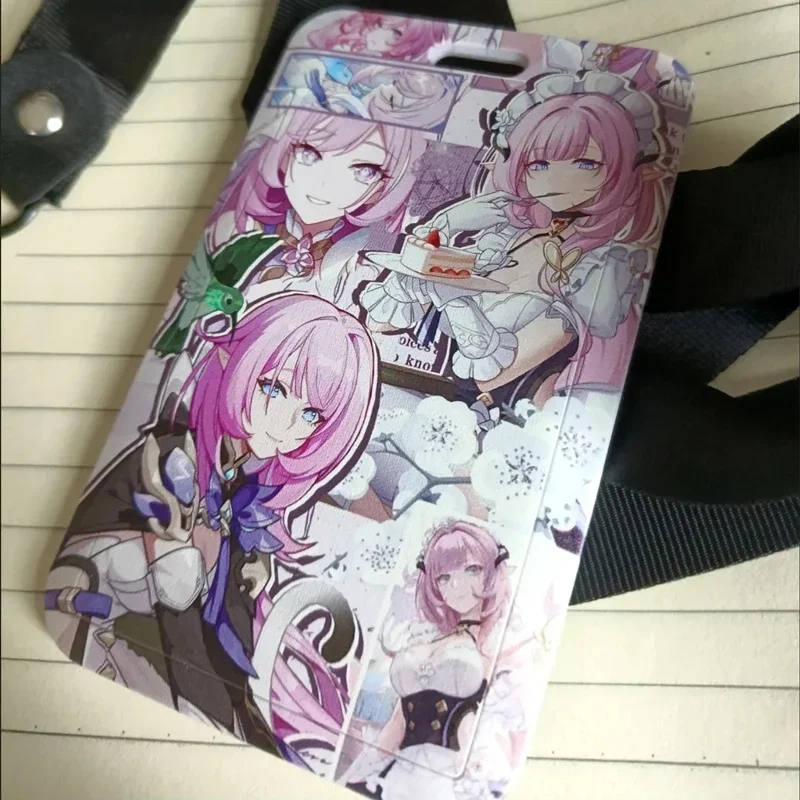 Honkai Impact 3 HD Printed Bus Cover Case Card Holder Bags Business Bank Retractable Credit Cards ID Holders Protective Sleeves