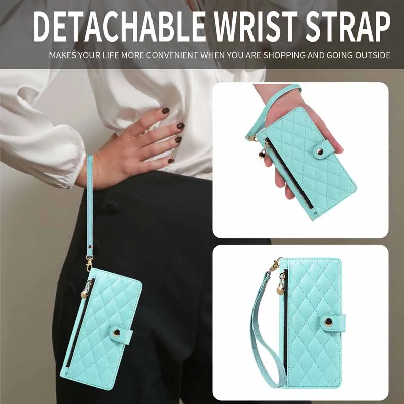 YpmZipper Funda tipo billetera con tapa para Redmi A3 A3X A5 funda protectora de tarjeta de cuero magnética Coque para Xiaomi RedmiA5 RedmiA5A 5 4G Fundas